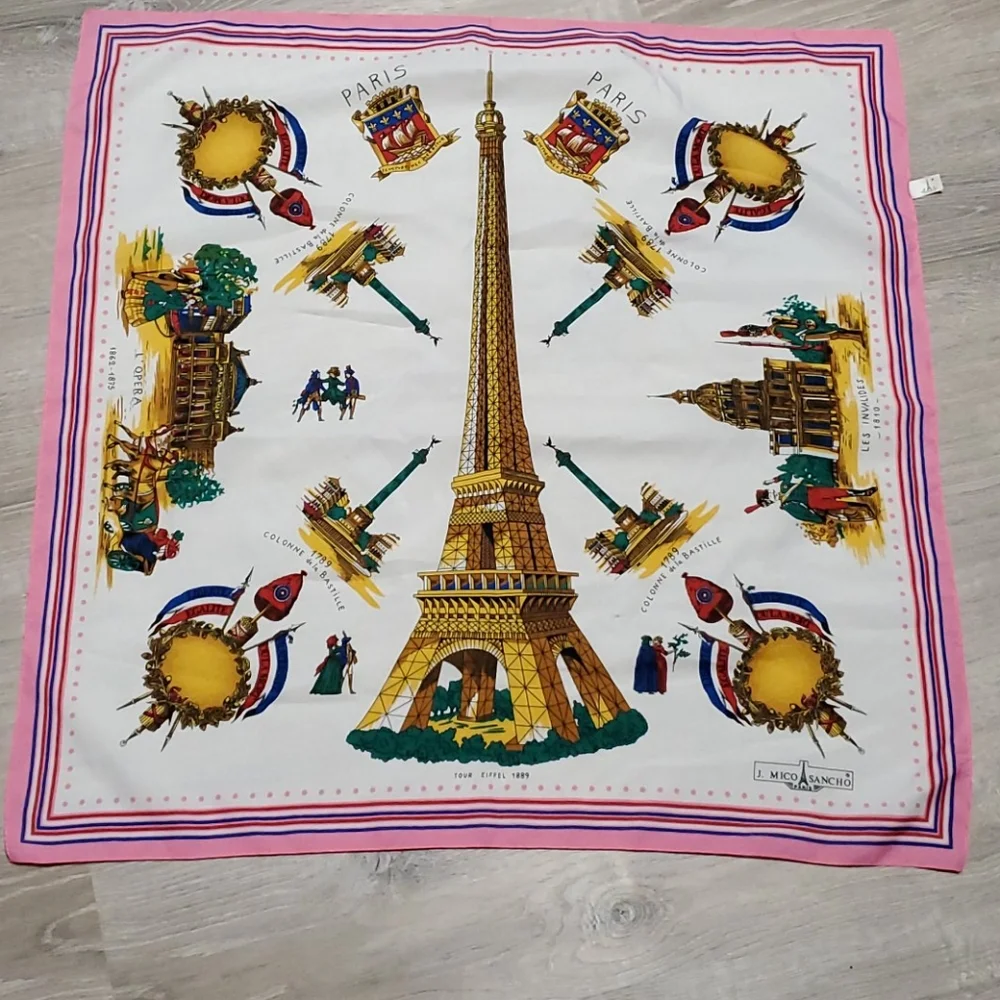 J.Mico Sancho Paris polyester scarf